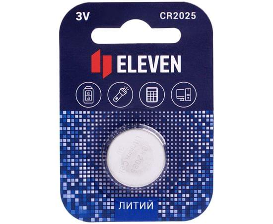Батарейка Eleven CR2025 литиевая, BC1 301759