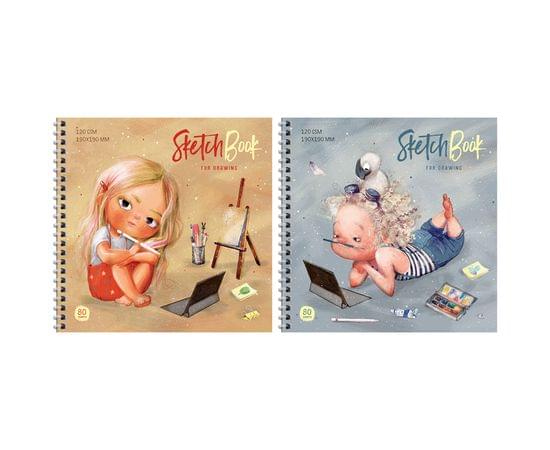 Скетчбук 80л., 190*190 ArtSpace "My inspiration", на гребне, офсет, 120г/м2 Сок80грг_38357