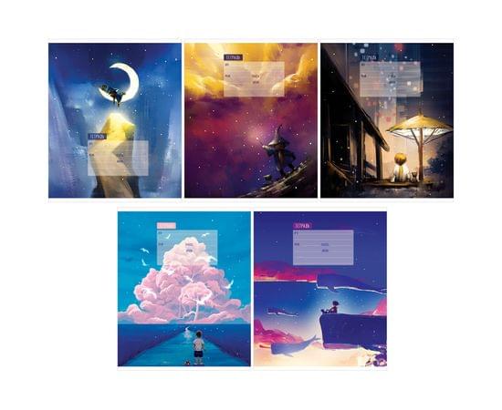 Тетрадь 18л., клетка ArtSpace "Рисунки. Сказочный мир" Т18к_35187