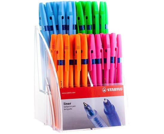 Шариковые ручки Stabilo "Liner 808", синие, 0,7мм 808FL8041