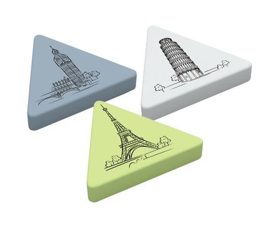 Ластик Berlingo "Triangle XL", треугольный, термопластичная резина, 55*55*9мм BLc_00120