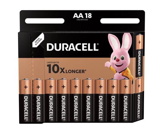 Батарейка Duracell Basic AA (LR6) алкалиновая, 18BL 5000394107519