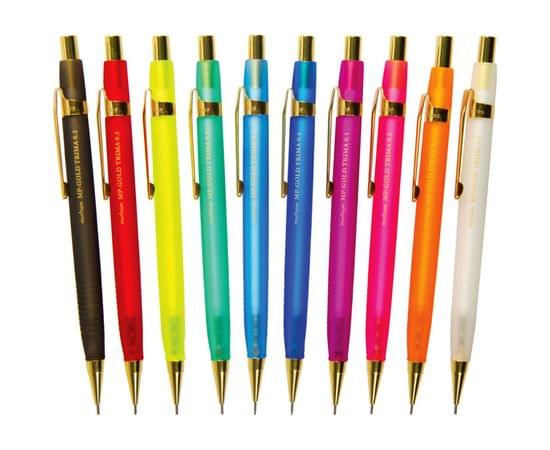 Карандаш механический MunHwa "MP Gold Trima" 0,5мм, с ластиком, корпус ассорти BMPG05