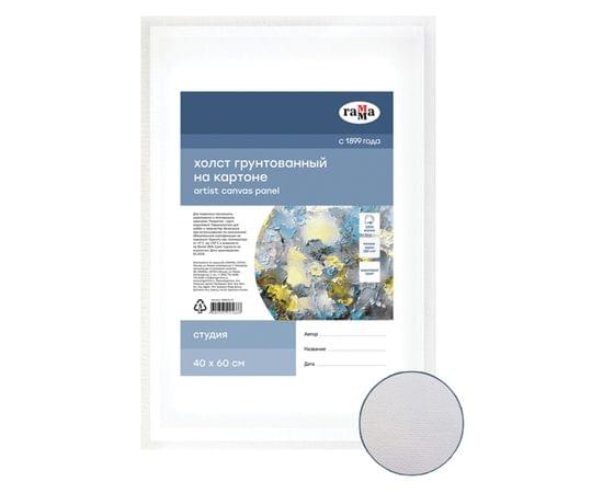 Холст на картоне Гамма "Студия", 40*60см, 100% хлопок, 280г/м2, мелкое зерно 280818_10