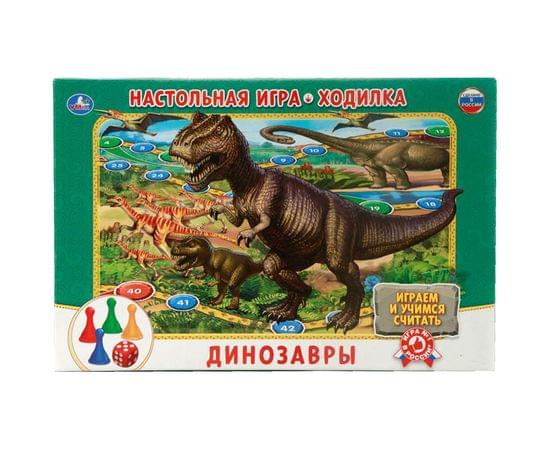 НАСТОЛЬНАЯ ИГРА-ХОДИЛКА "УМКА" ДИНОЗАВРЫ 221355 221355