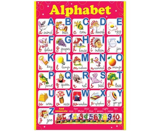 Плакат настенный Русский Дизайн "Alphabet", 490*690мм 18523