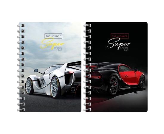 Записная книжка А6 120л., на гребне ArtSpace "Авто. Ultimate super cars" Зк6к120гр_27749