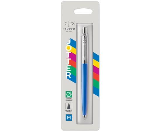 Ручка шариковая Parker "Jotter Blue CT" синяя, 1,0мм, кнопочн., пластик. корпус, блистер 2076052