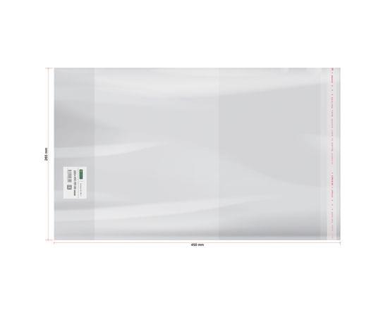 Обложка 265*450 для учебников младших классов, универсальная с липким слоем, Greenwich Line, ПП 80мкм, ШК GL 265.1