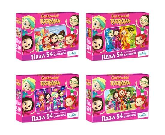 Пазл   54 эл. mini Origami "Сказочный патруль", ассорти 3906