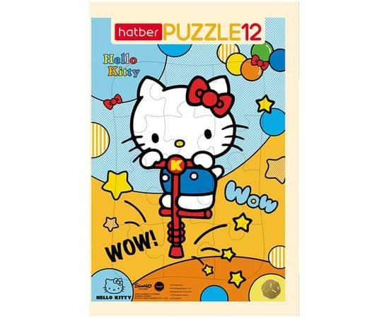 Пазл   12 эл. в рамке Hatber "Hello Kitty" 12ПЗ4_23571