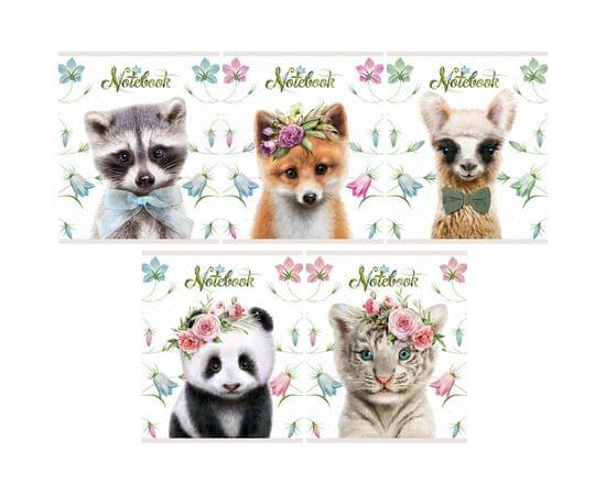 Тетрадь 48л., А5, клетка ПЗБМ "Ми-Ми-Ми", выборочный УФ-лак, конгрев 27026