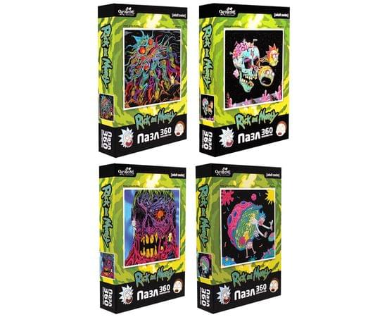 Пазл  360 эл. Origami "Рик и Морти", ассорти 5348