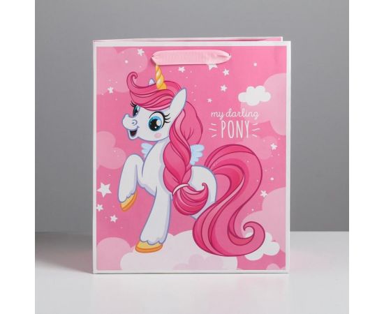 Пакет ламинированный вертикальный My darling pony, ML 23 × 27 × 11,5 см 4725299