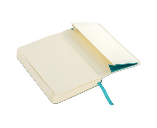 Ежедневник недатированный МАЛЫЙ 100х150 мм А6 BRAUBERG "Metropolis Ultra", под кожу, 160 л., бирюза, 113298 113298