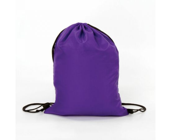 Мешок для обуви BRAUBERG ПРОЧНЫЙ, на шнурке, фиолетовый, 42x33 см, 270288 2702885