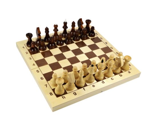 Шахматы Десятое королевство обиходные, деревянные, с деревяннойдоской 29*29см 2845