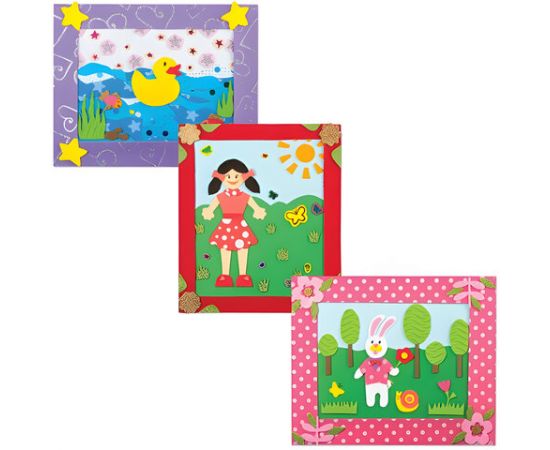 Цветная пористая резина (фоамиран), А4, 2 мм, ОСТРОВ СОКРОВИЩ, 10 л, 10 цв, яркая, 660074 660074