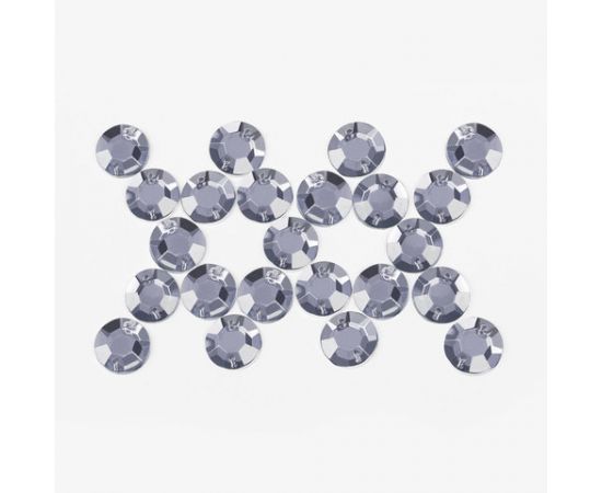 Стразы для творчества "Круглые", серебро, 12 мм, 30 грамм, ОСТРОВ СОКРОВИЩ 661197