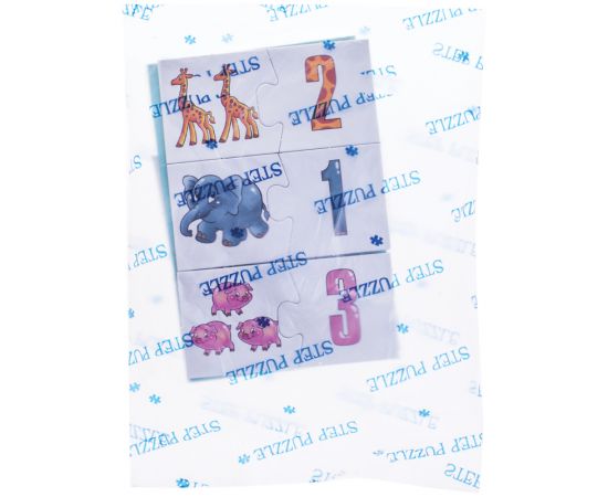 Игра обучающая Step Puzzle "Мои первые цифры", картонная коробка 76006