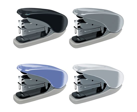 Степлер №10 Berlingo до 20л., пластиковый корпус, энергосберегающий, ассорти, европодвес DSn_20139