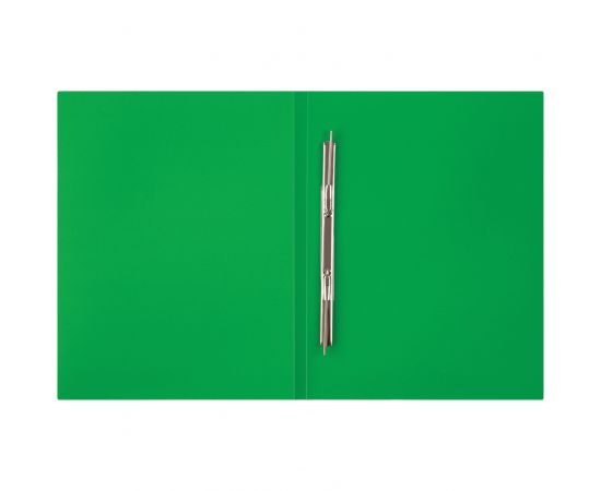 Папка с пружинным cкоросшивателем OfficeSpace, 14мм, 450мкм, зеленая FS5_320