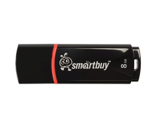 Память Smart Buy "Crown"  8GB, USB 2.0 Flash Drive, черный SB8GBCRW-K