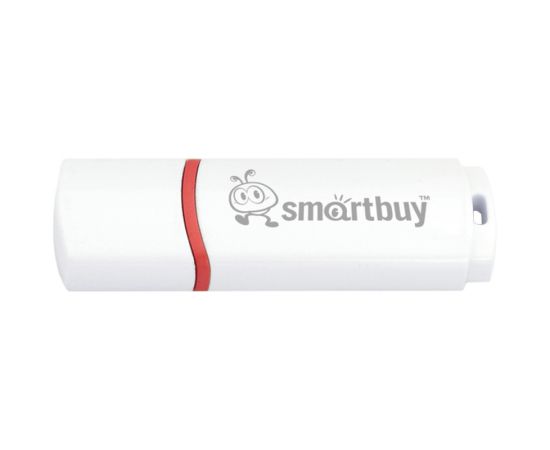 Память Smart Buy "Crown"  8GB, USB 2.0 Flash Drive, белый SB8GBCRW-W