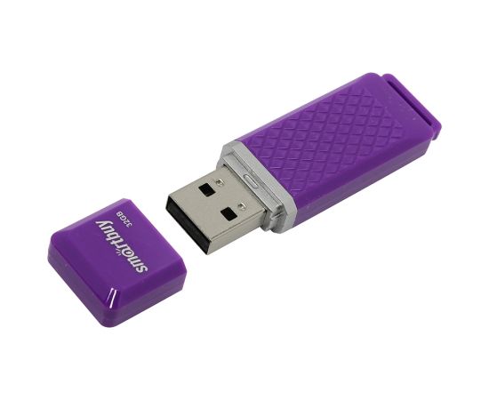 Память Smart Buy "Quartz"  8GB, USB 2.0 Flash Drive, фиолетовый SB8GBQZ-V