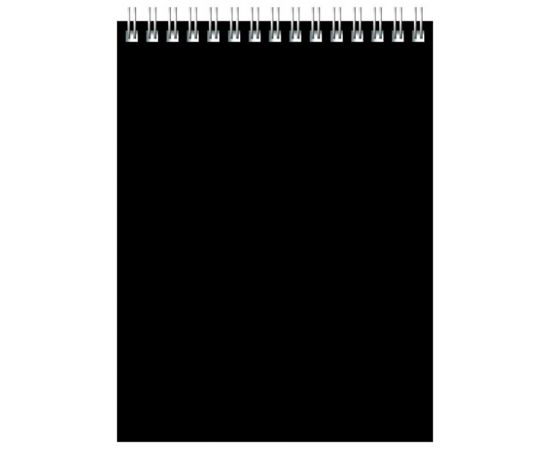 Блокнот А6 60л. на гребне BG "Для конференций", черный Б6гр60 8598