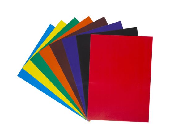 Картон цветной А3, ArtSpace, 8л., 8цв., мелованный, в папке Нк8-8А3_1096