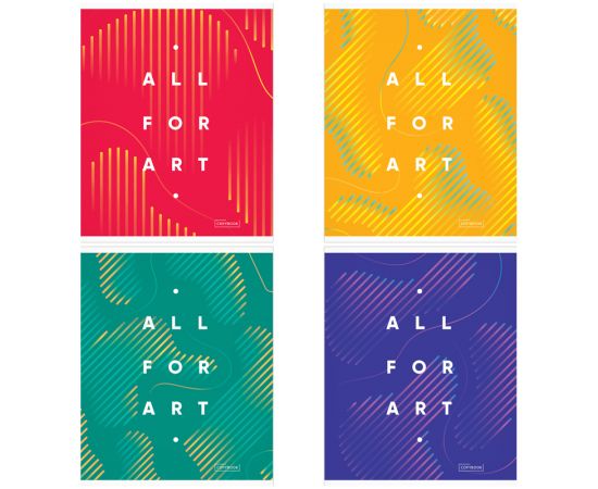 Тетрадь 48л., А5, клетка ArtSpace "Моноколор. All for art", суперэконом Т48кЭ_42992