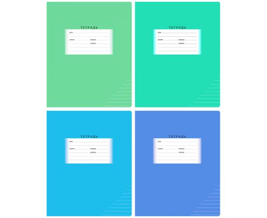 Тетрадь 24л., линия BG "Школьная", эконом Т5ск24 7342