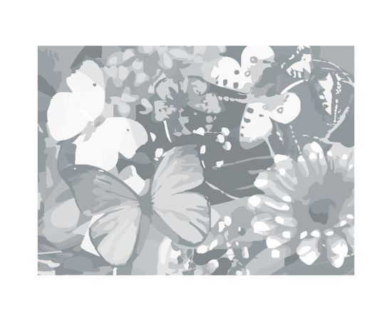 Холст на картоне с эскизом Сонет "Бабочки", 30*40см 141755