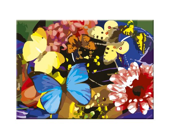 Холст на картоне с эскизом Сонет "Бабочки", 30*40см 141755