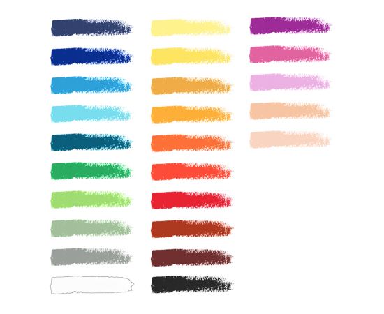 Пастель масляная Гамма "Студия", 25 цветов, картон. упаковка 290920201