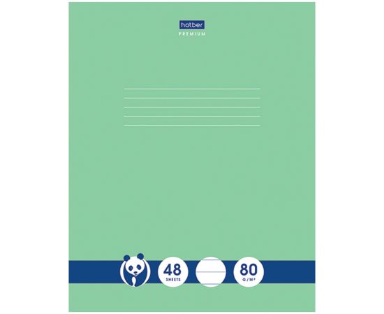 Тетрадь 48л., А5, линия Hatber "Панда-Тетрадь", 80г/м2 48Т5A2_23630