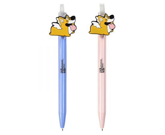 Ручка шариковая  КОРГИ автомат., механизм ручки: нажимной, 32х143 мм 52698