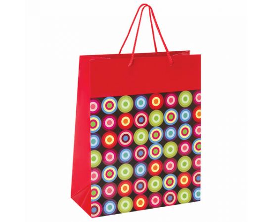 Пакет подарочный 26x12,7x32,4 см, ЗОЛОТАЯ СКАЗКА "Калейдоскоп", ламинированный, 606604 606604