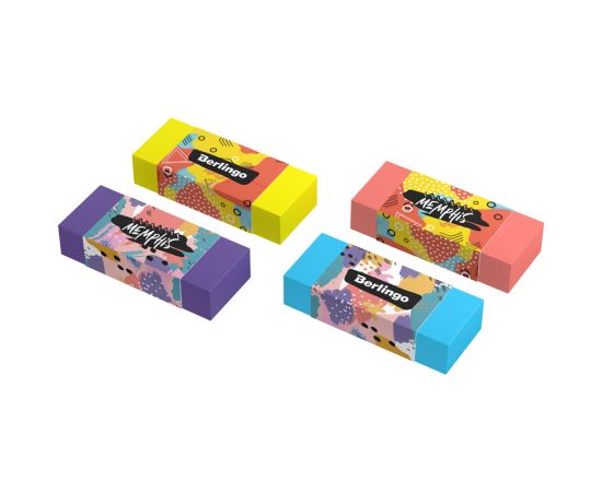 Ластик Berlingo "Memphis", прямоугольный, 50*20*11мм BLc_00S04