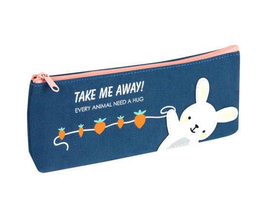 Пенал мягкий, 210*82*40 MESHU "Happy rabbit", канвас MS_42800