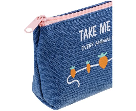 Пенал мягкий, 210*82*40 MESHU "Happy rabbit", канвас MS_42800