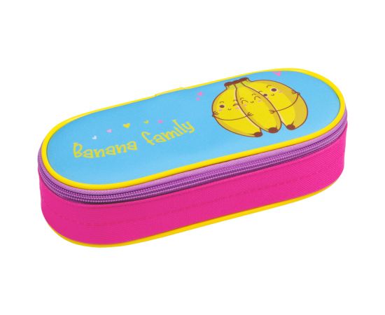 Пенал корпусный 1 отделение, 210*85*50 Berlingo "Bananas", полиэстер PM09078