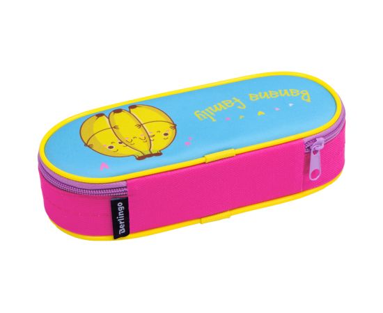 Пенал корпусный 1 отделение, 210*85*50 Berlingo "Bananas", полиэстер PM09078