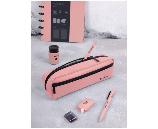 Пенал мягкий 1 отделение, 1 карман, 210*60*50 Berlingo "Instinct coral", полиэстер PM09115