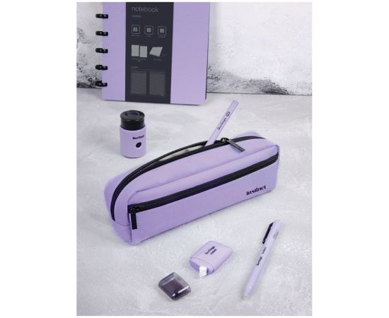 Пенал мягкий 1 отделение, 1 карман, 210*60*50 Berlingo "Instinct lilac", полиэстер PM09116