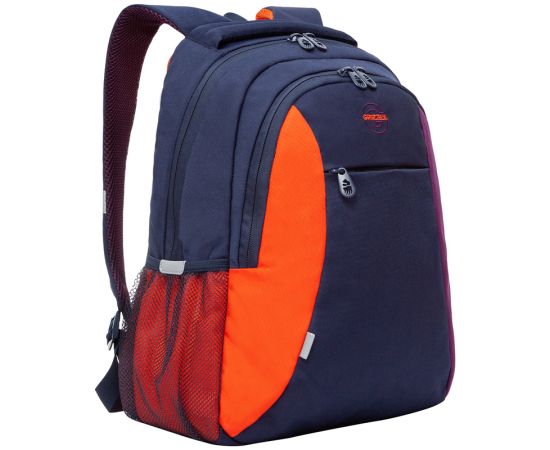 Рюкзак GRIZZLY, 31*42*18см, 2 отделения, 3 кармана, анатомическая спинка, кэжуал RD-242-3/4