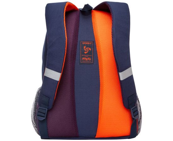 Рюкзак GRIZZLY, 31*42*18см, 2 отделения, 3 кармана, анатомическая спинка, кэжуал RD-242-3/4