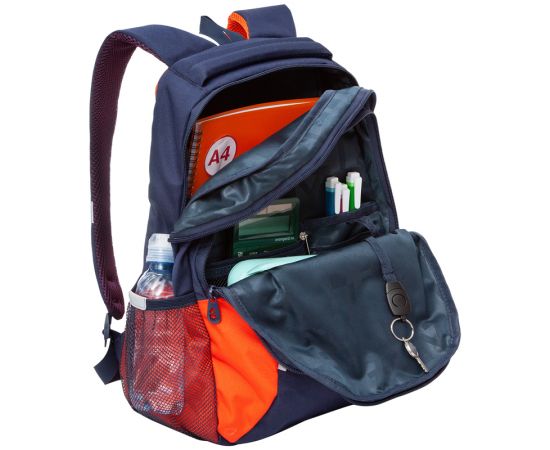 Рюкзак GRIZZLY, 31*42*18см, 2 отделения, 3 кармана, анатомическая спинка, кэжуал RD-242-3/4