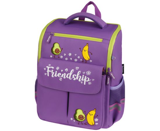 Ранец Berlingo облегченный Concept "Friendship" 35*27*16см, 1 отделение, 4 кармана, эргономичная спинка RU07225